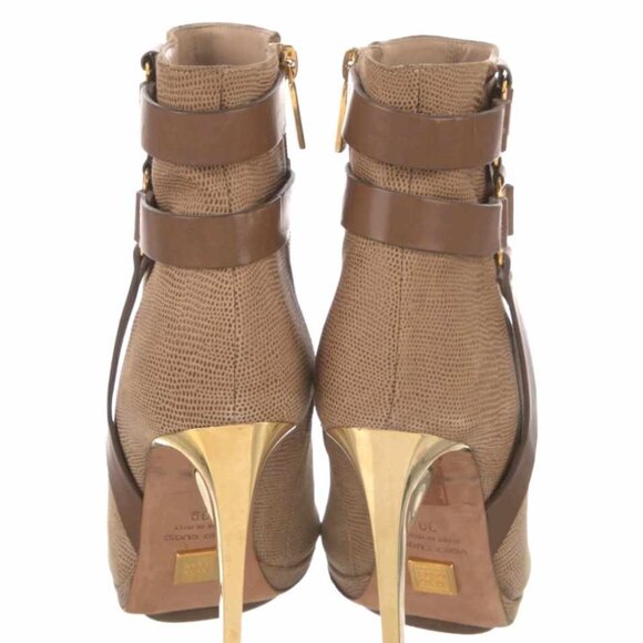 Herve Leger Leather Heels -Size: 9 - Picture 4 of 8